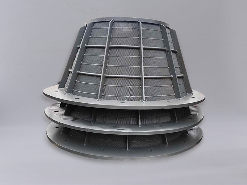 three stainless steel centrifuge basket with reinforced belt
