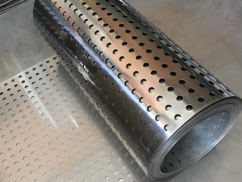 a rolls of SS304 perforated coils