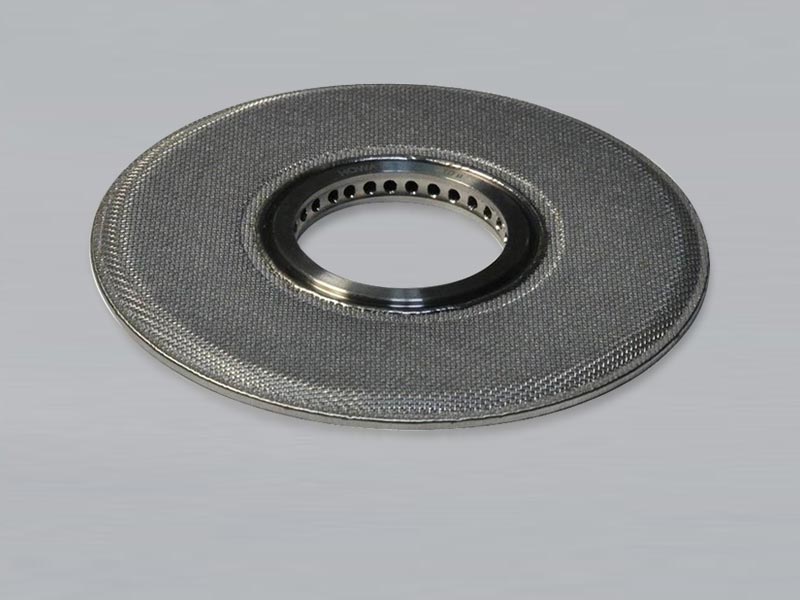 one stainless steel polymer leaf disc filter of ring shape without reinforced belt