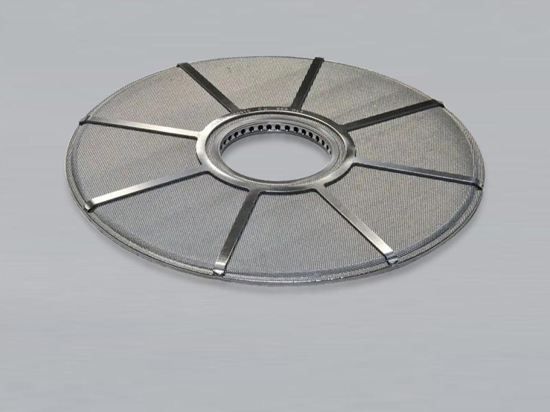one stainless steel polymer leaf disc filter of ring shape with reinforced belt