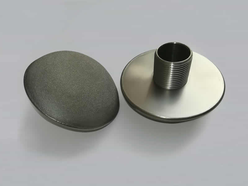 Titanium aeration has uniform pore size to permit air flowing out.