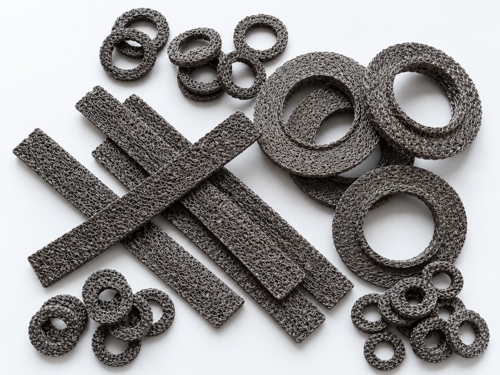 Ring and rectangular metal cushion damper shapes
